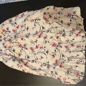 Maxi floral skirt